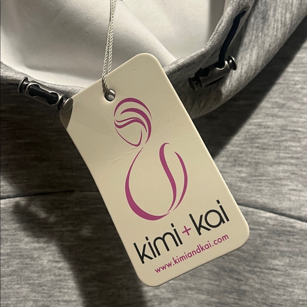Kimi and Kai maternity cowl neck nursing hoodie sweatshirt - Picture 3 of 8